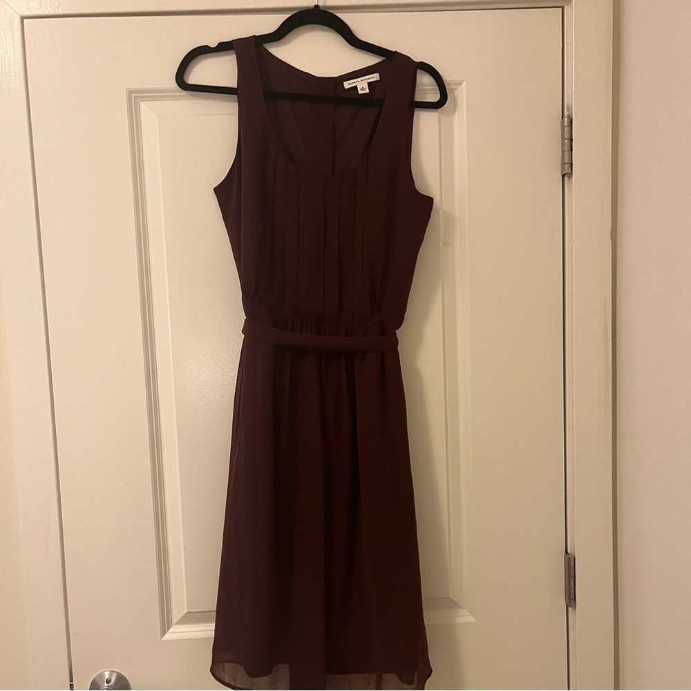 Banana Republic plumb chiffon dress